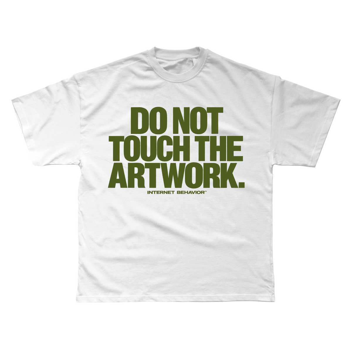 DO NOT TOUCH THE ARTWORK T-SHIRT
