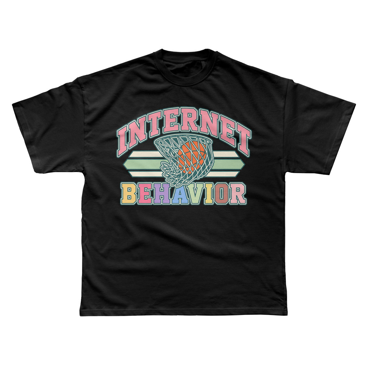 INTERNET BEHAVIOR BASKETBALL T-SHIRT
