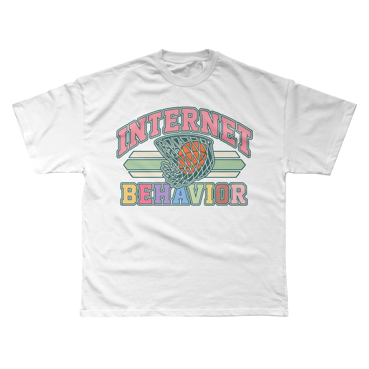 INTERNET BEHAVIOR BASKETBALL T-SHIRT