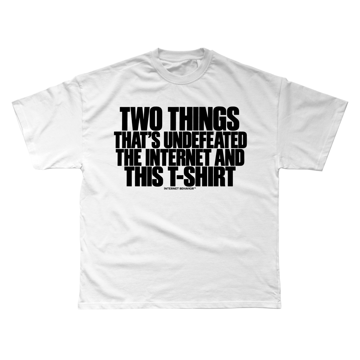 TWO THINGS UNDEFEATED T-SHIRT