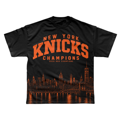 NEW YORK BASKETBALL SKYLINE T-SHIRT