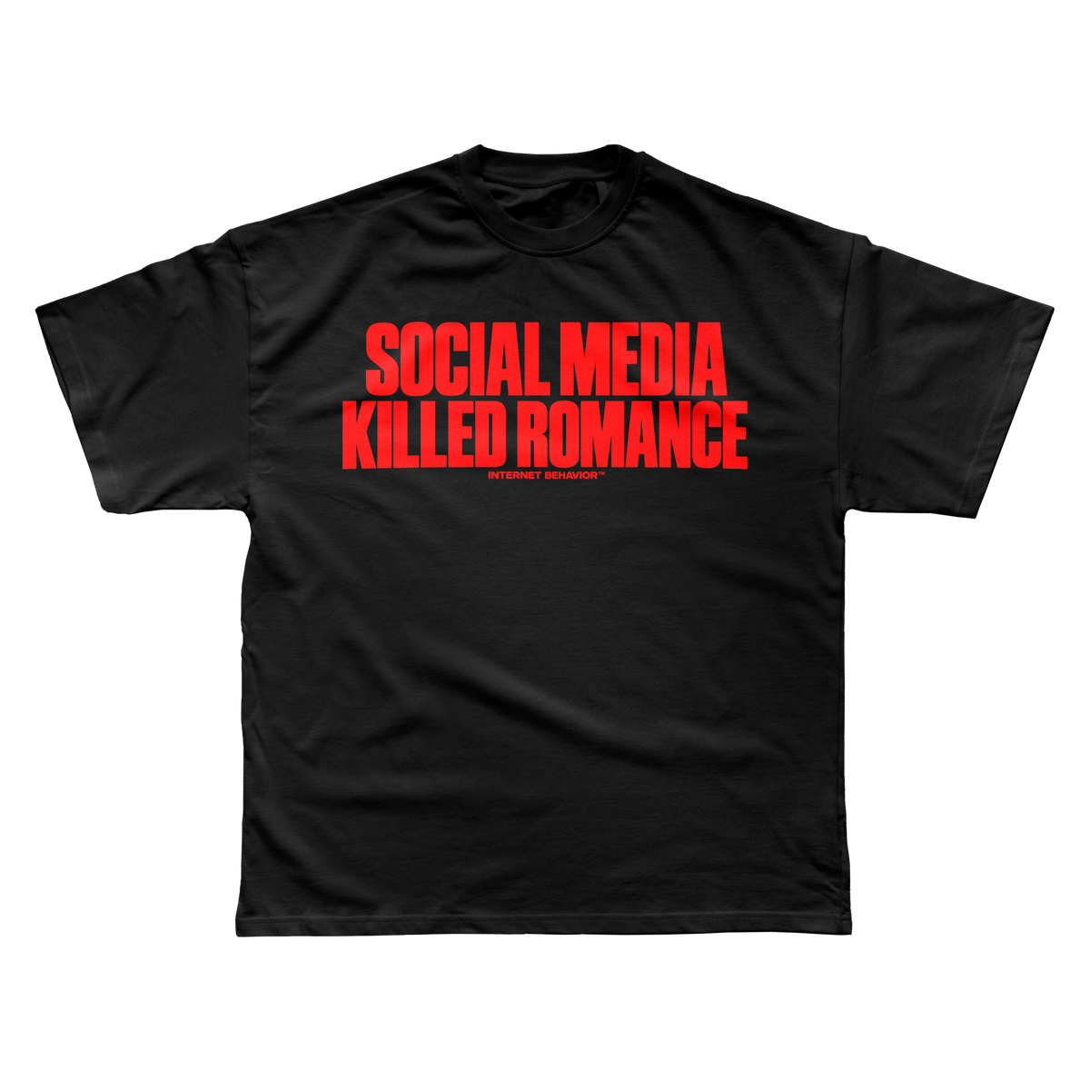 SOCIAL MEDIA KILLED ROMANCE T-SHIRT