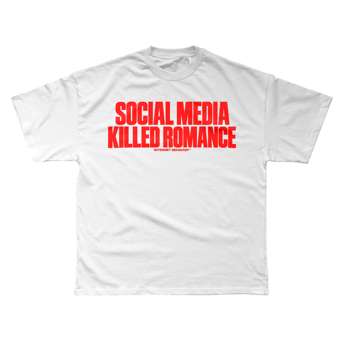 SOCIAL MEDIA KILLED ROMANCE T-SHIRT