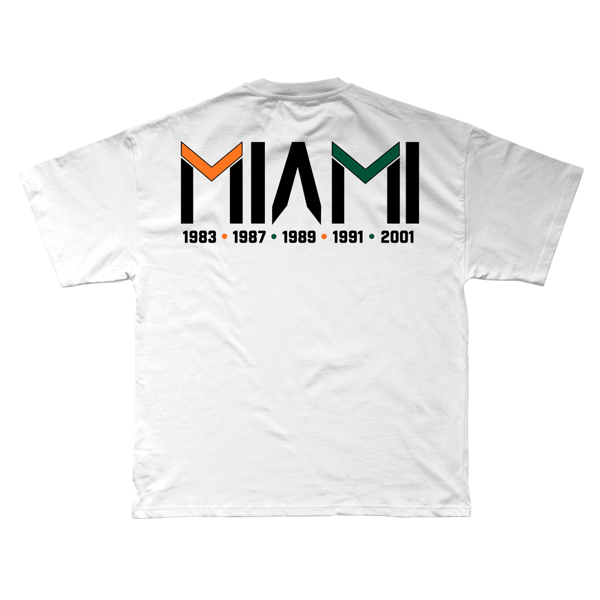 MIAMI FIVE-TIME CHAMPIONS TEE